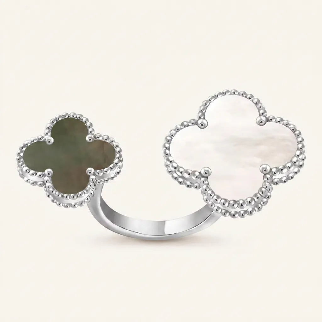 Alhambra Clover Double Motif Open Ring