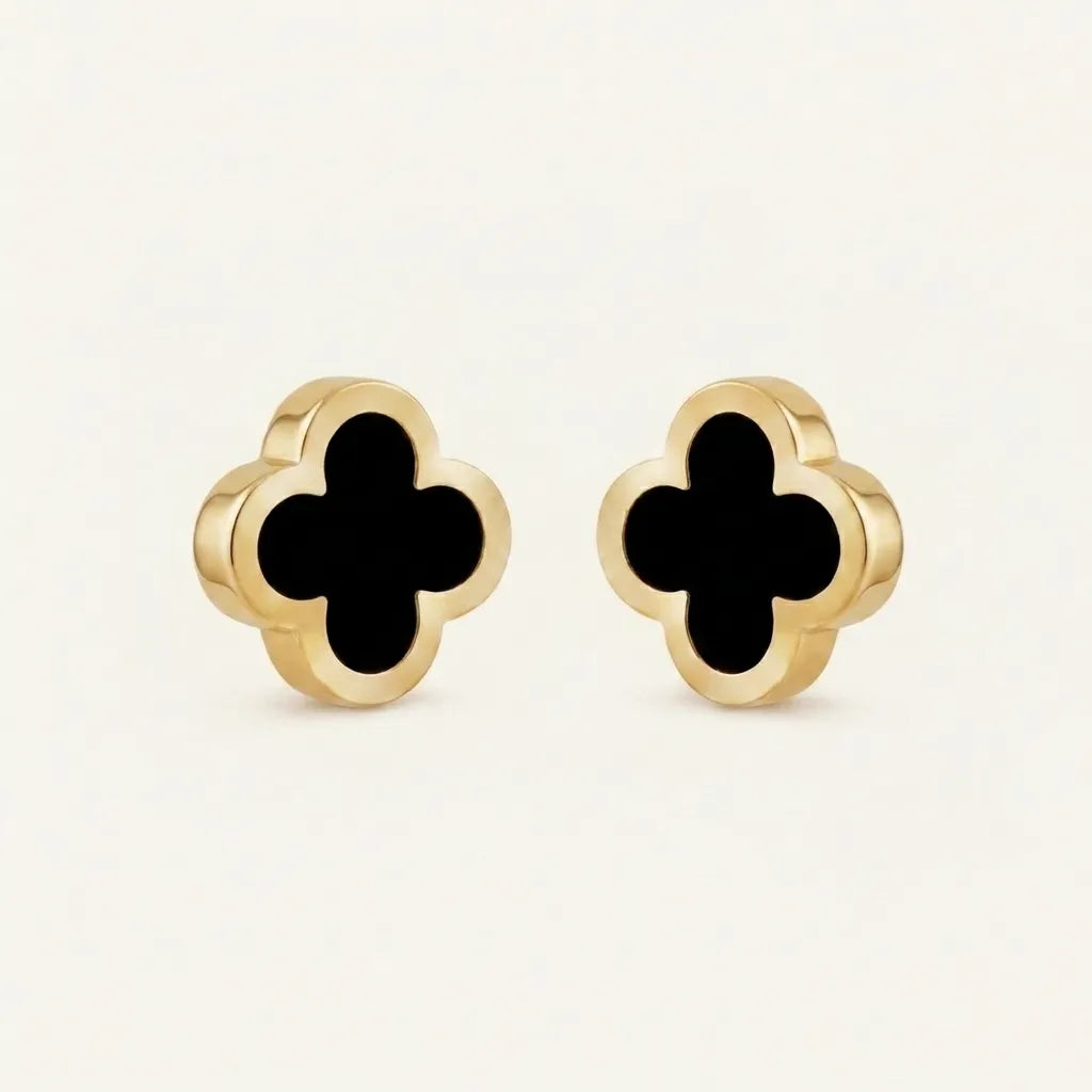Alhambra Modern Frame Stud Earrings