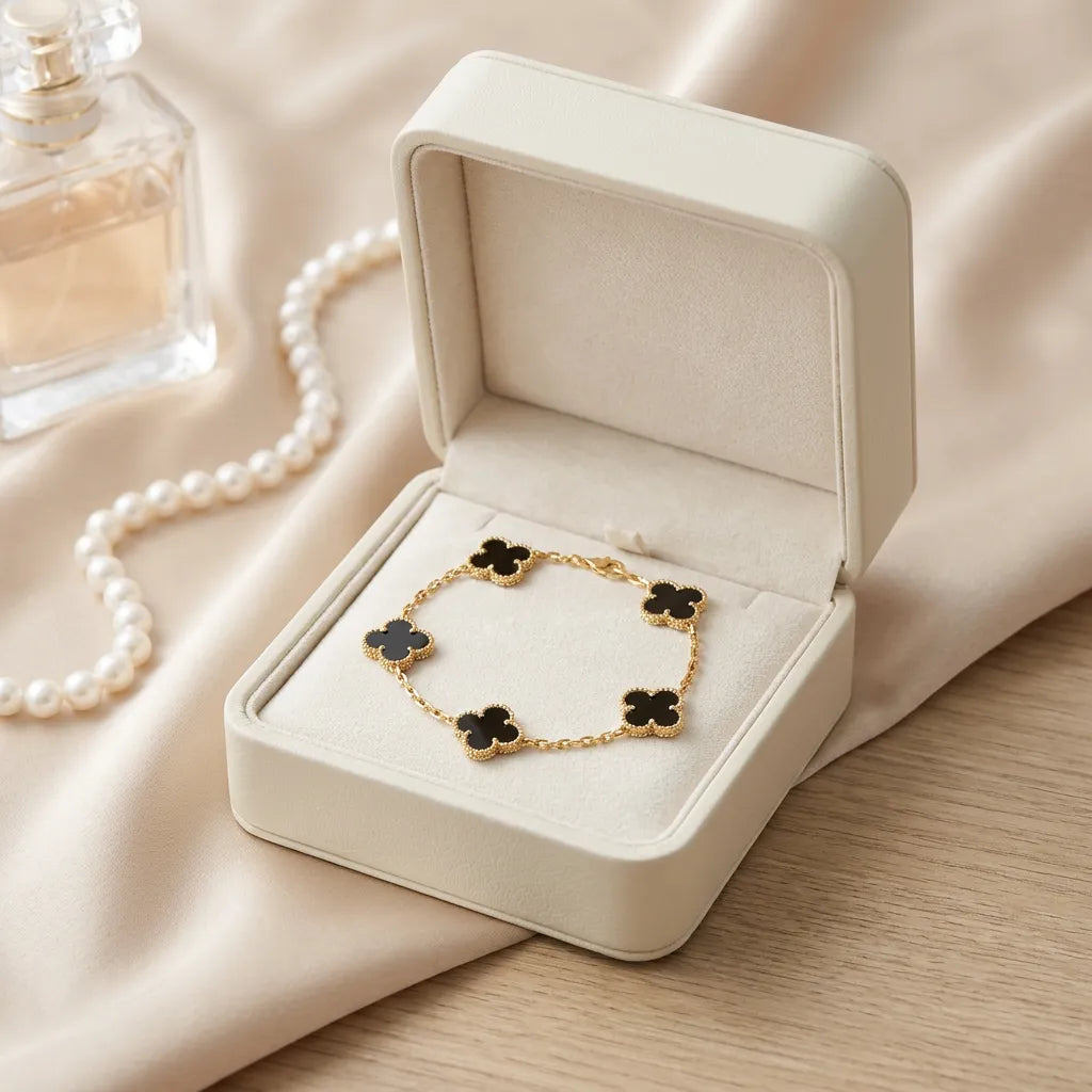 Alhambra Style Clover Chain Bracelet