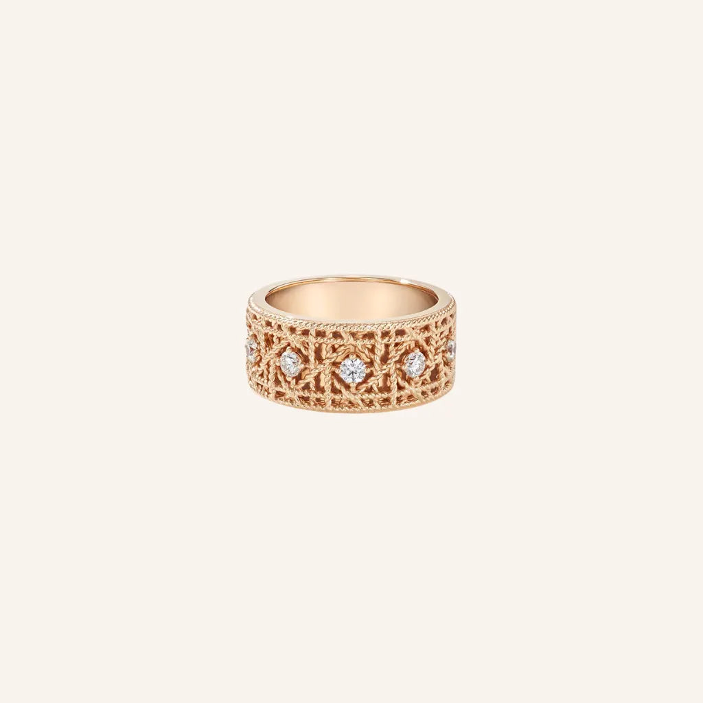Bois Ornate Filigree Band Ring
