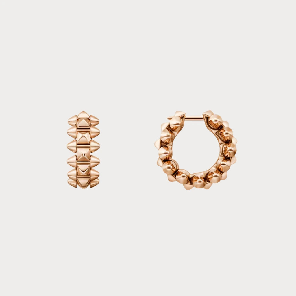 Clash De Studded Huggie Earrings