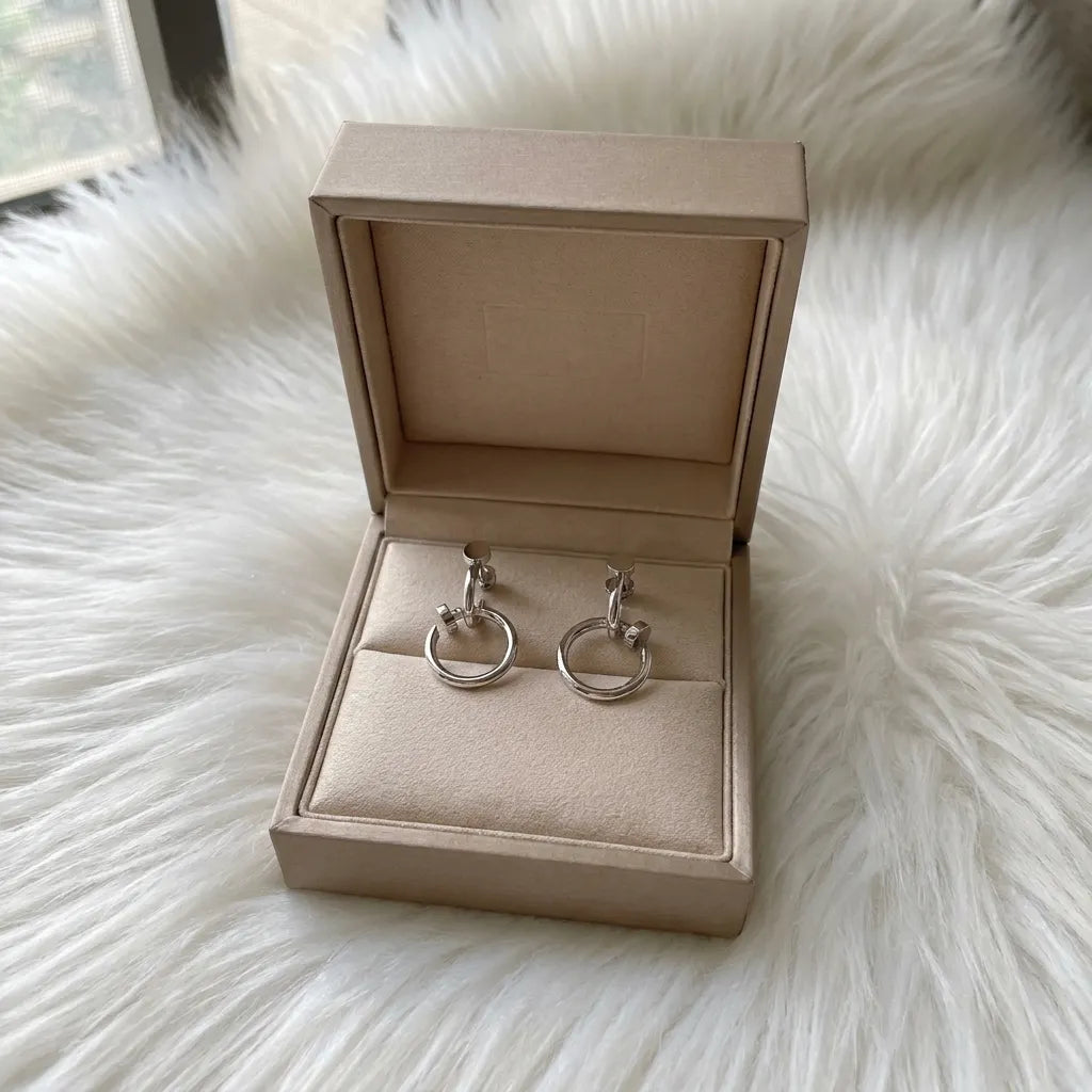 Juste un Clou Circular Nail Earrings