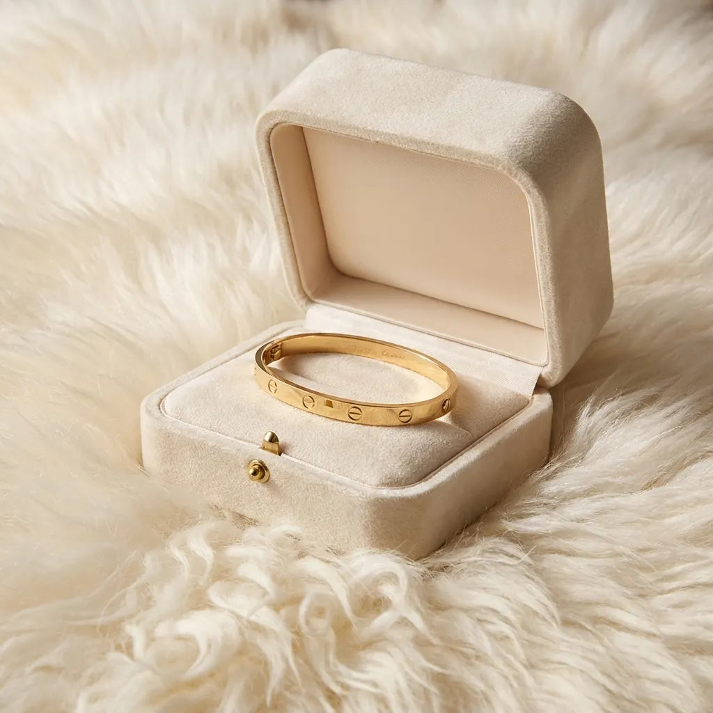Love Refined Screw Detail Bracelet