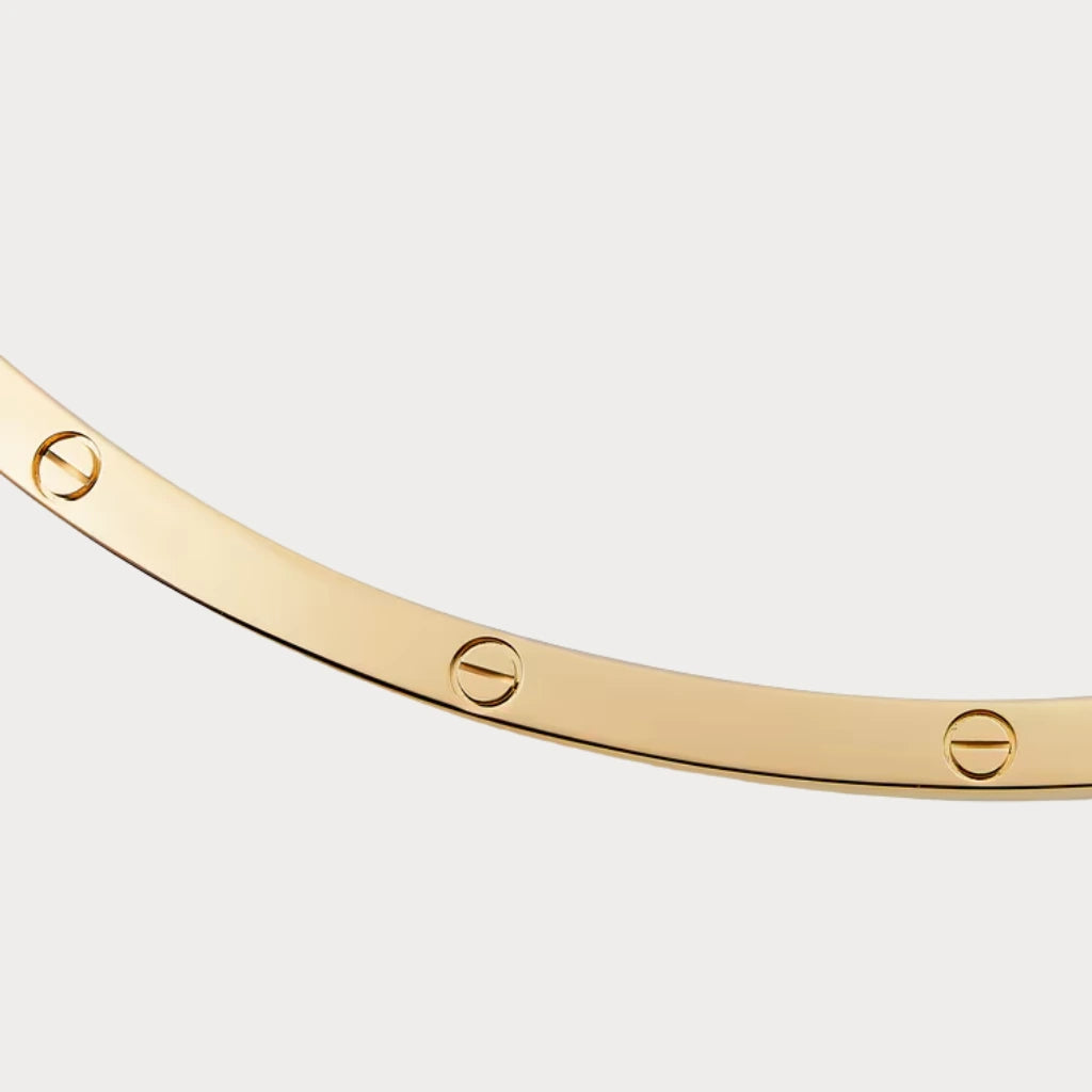 Love Slim Screw Collar Necklace