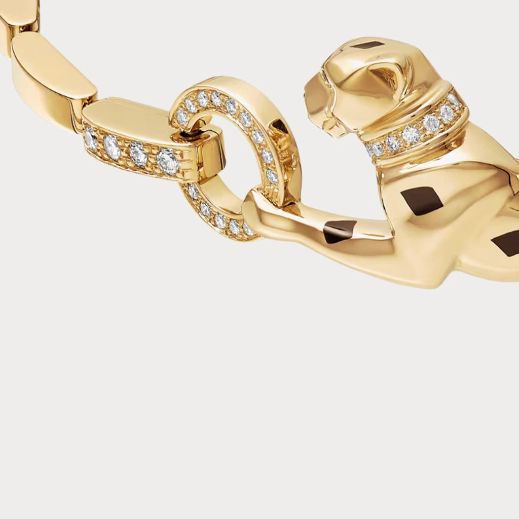 Panthere Sculpted Link Bracelet