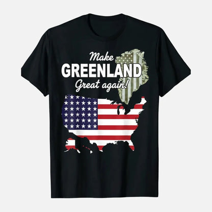 4th & Zuri - Make Greenland Great Again T-Shirt – Unisex – Black