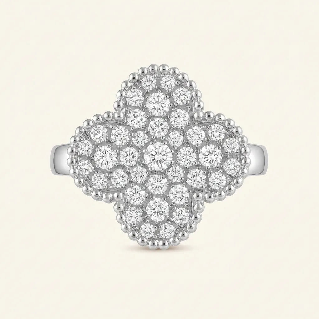 Alhambra Allover Clover Ring