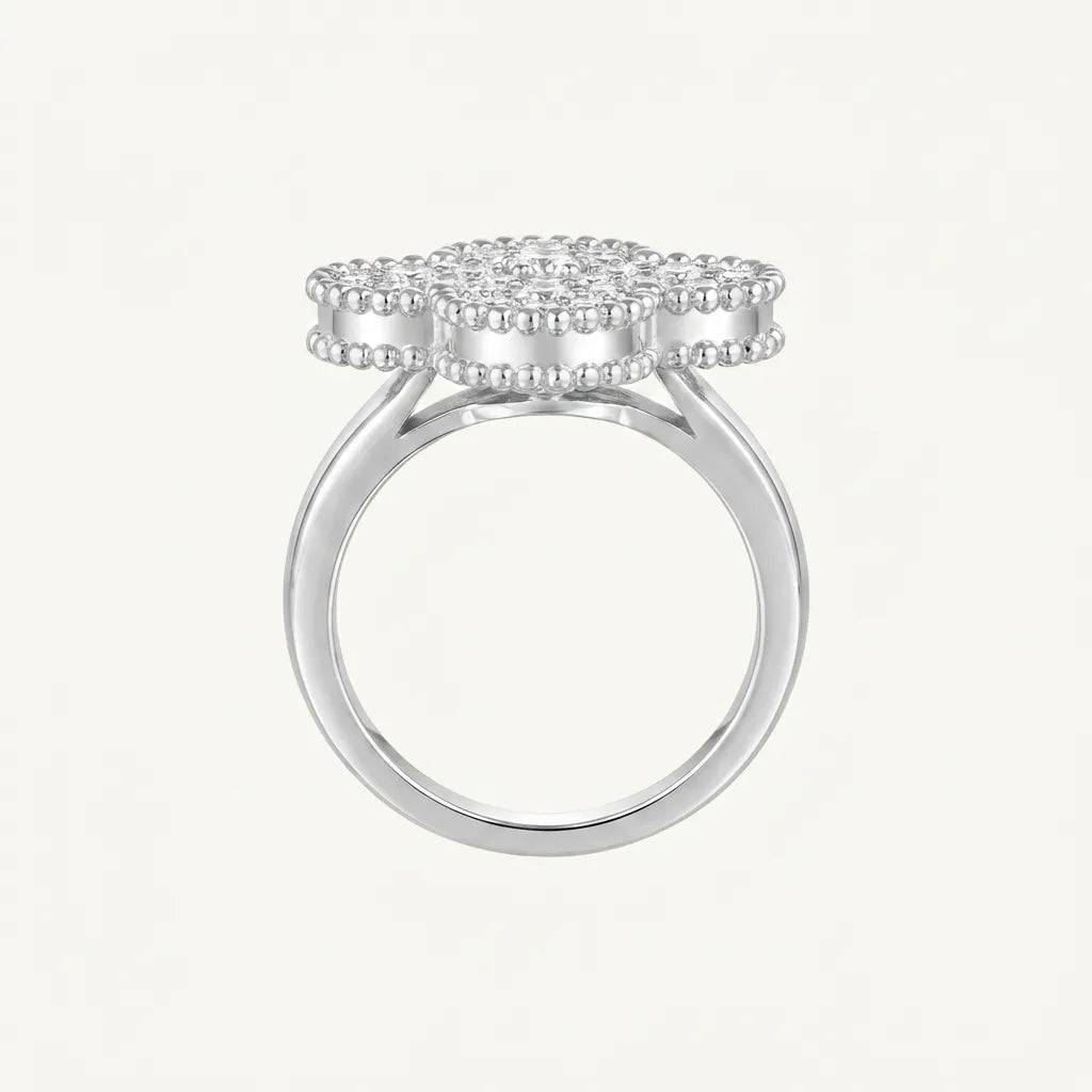 Alhambra Allover Clover Ring