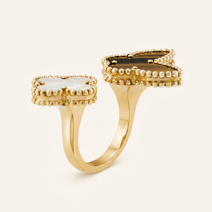 Alhambra Asymmetric Clover Open Ring
