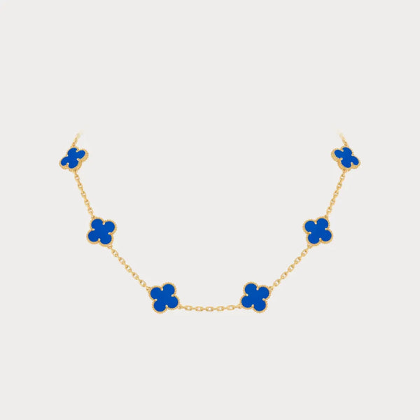 Alhambra Azure Clover Link Necklace