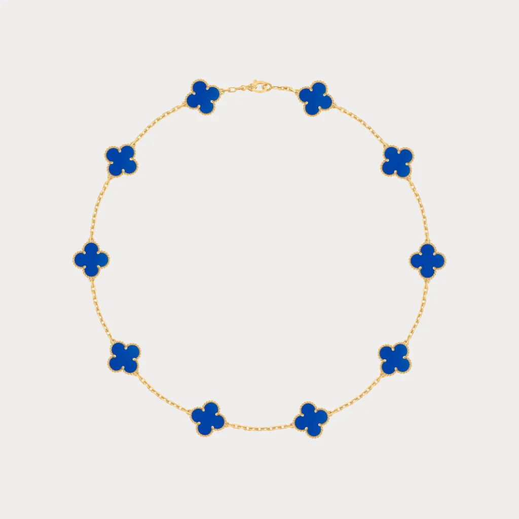 Alhambra Azure Clover Link Necklace
