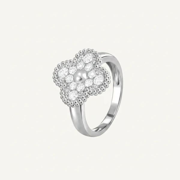 Alhambra Bloom Pavé Ring