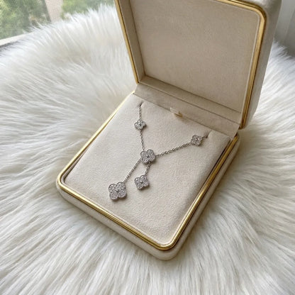 Alhambra Cascade Clover Drop Necklace