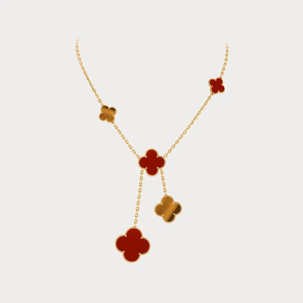 Alhambra Cascade Clover Necklace