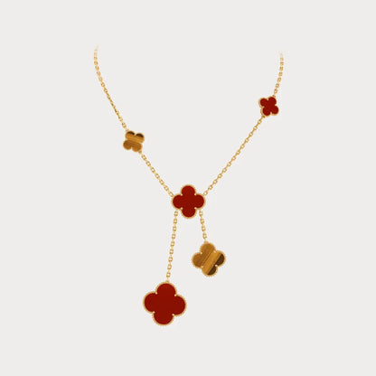 Alhambra Cascade Clover Necklace