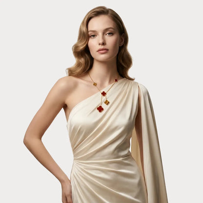 Alhambra Cascade Clover Necklace