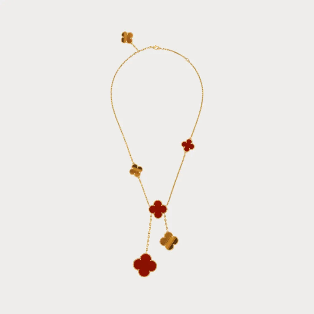 Alhambra Cascade Clover Necklace