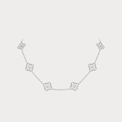 Alhambra Celeste Clover Station Necklace