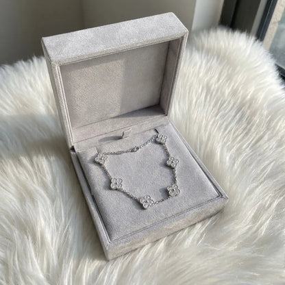 Alhambra Celeste Clover Station Necklace