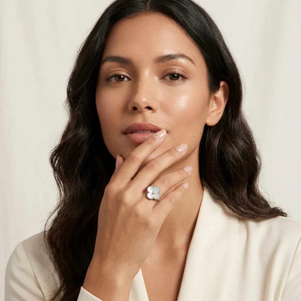 Alhambra Clover Center Accent Ring