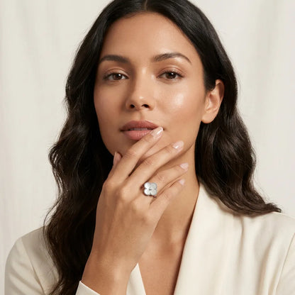 Alhambra Clover Center Accent Ring