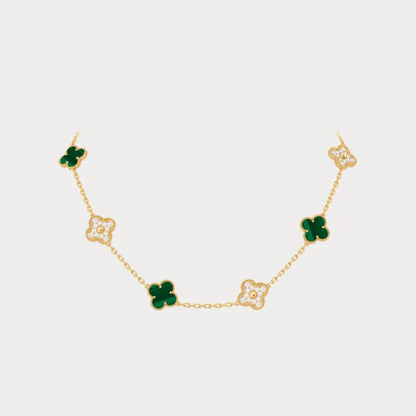 Alhambra Clover Charm Link Necklace