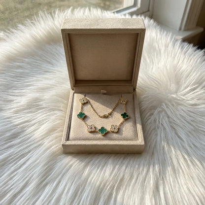 Alhambra Clover Charm Link Necklace