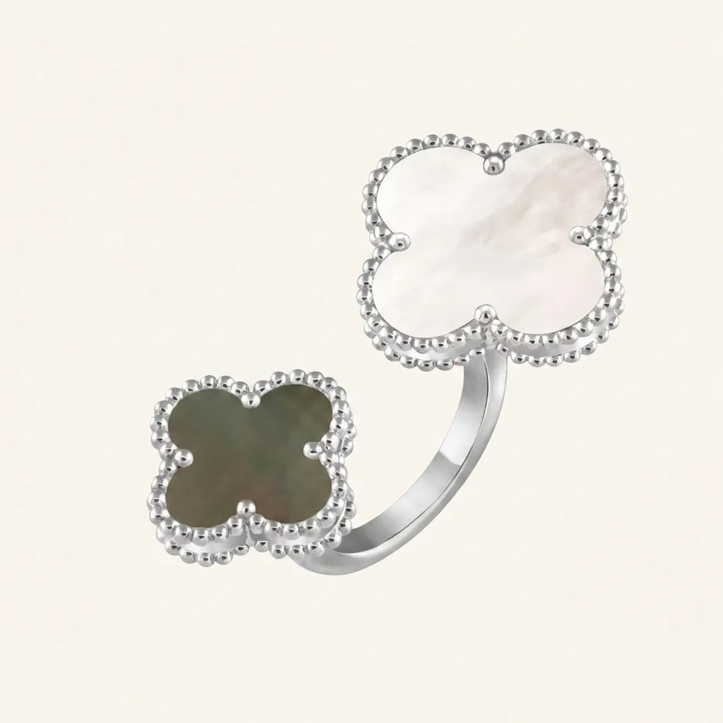 Alhambra Clover Double Motif Open Ring