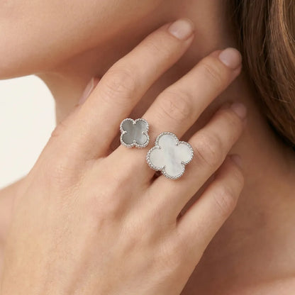 Alhambra Clover Double Motif Open Ring