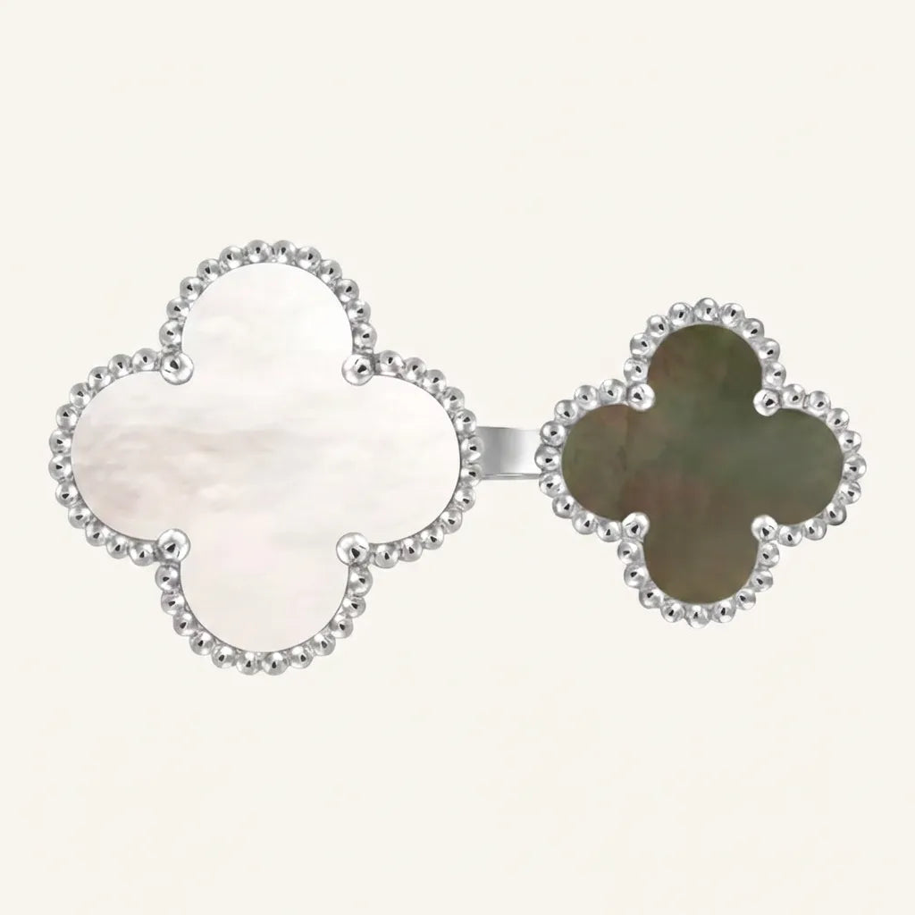 Alhambra Clover Double Motif Open Ring