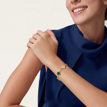 Alhambra Clover Floral Bracelet