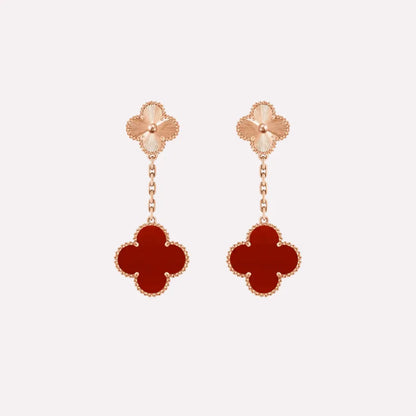 Alhambra Clover Link Drop Earrings