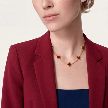 Alhambra Clover Station Necklace