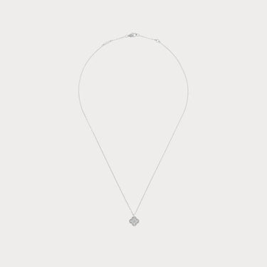 Alhambra Crystal Clover Pendant Necklace
