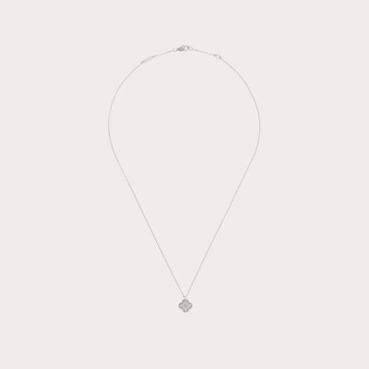 Alhambra Crystal Clover Pendant Necklace