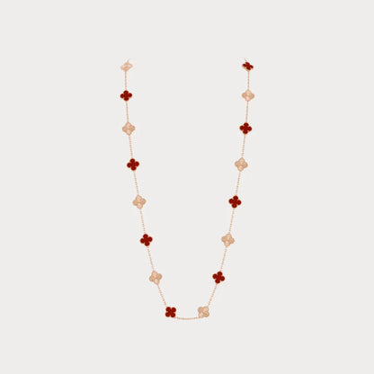 Alhambra Double Layer Clover Necklace