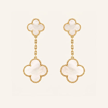 Alhambra Double Motif Drop Earrings