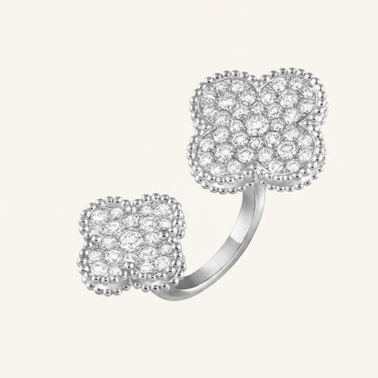 Alhambra Duo Pavé Open Ring