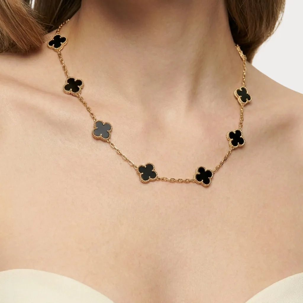 Alhambra Eclipse Motif Station Necklace