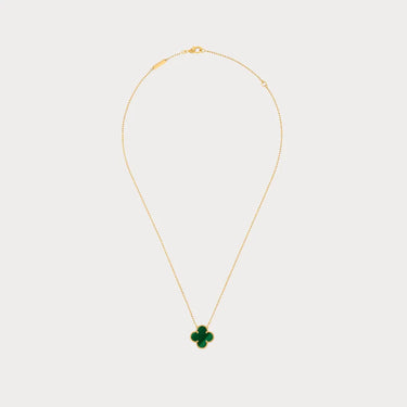 Alhambra Emerald Motif Pendant Necklace