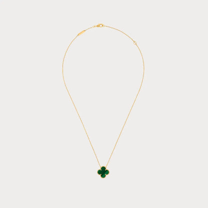 Alhambra Emerald Motif Pendant Necklace