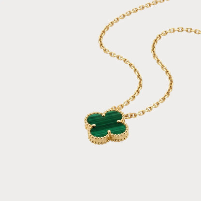 Alhambra Emerald Motif Pendant Necklace
