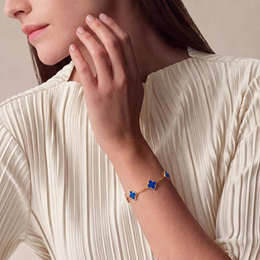 Alhambra Five Clover Motif Bracelet