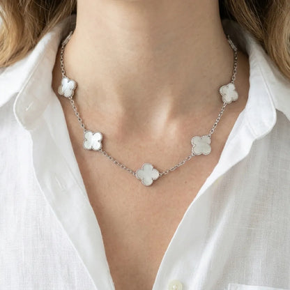 Alhambra Five Motif Link Necklace