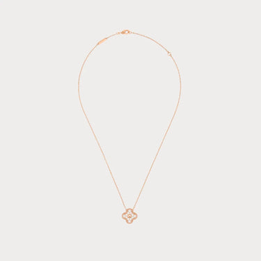 Alhambra Floral Crystal Pendant Necklace