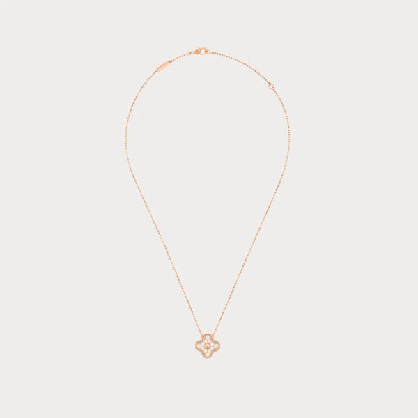 Alhambra Floral Crystal Pendant Necklace