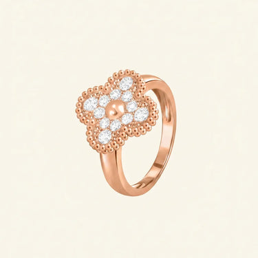 Alhambra Floral Pavé Ring