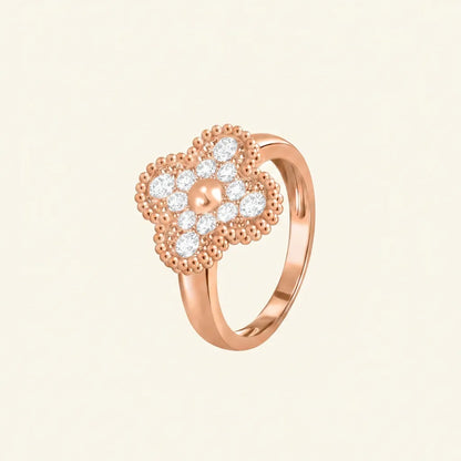 Alhambra Floral Pavé Ring
