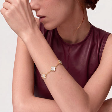 Alhambra Four-Leaf Clover Motif Bracelet