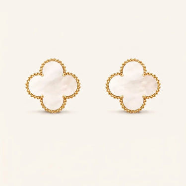 Alhambra Four Petal Border Earrings